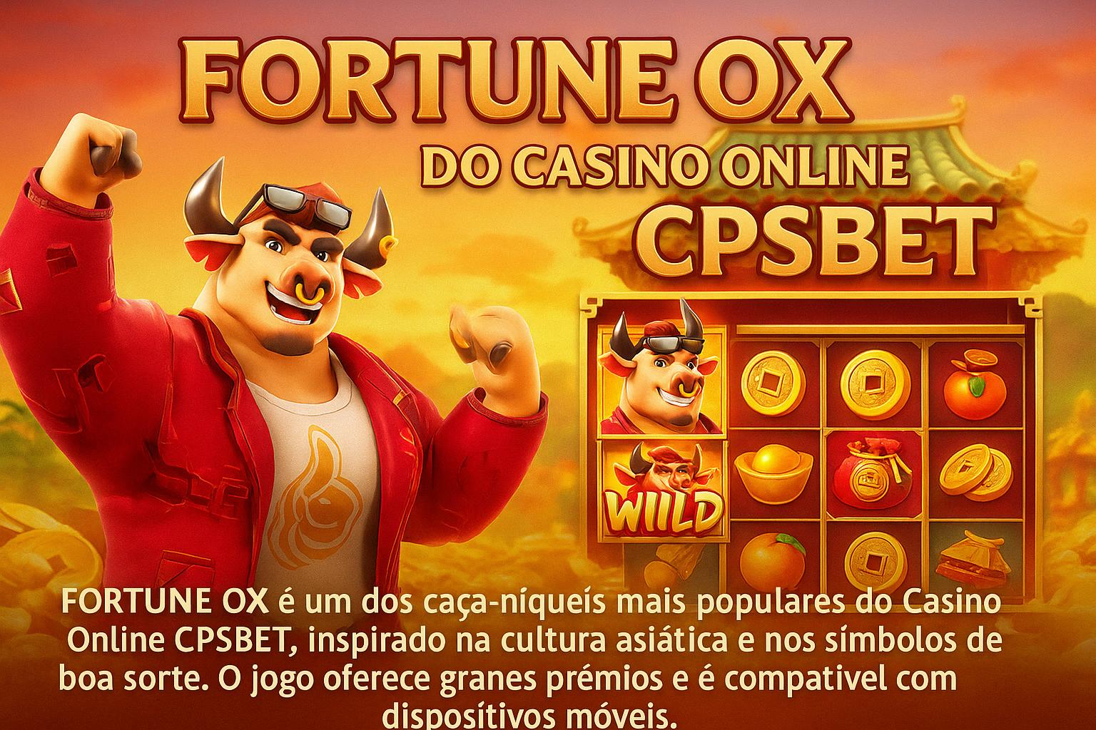 Fortune Ox no CPSBET - Aposte Agora e Reivindique Seus Ganhos